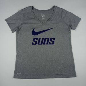 NIKE Dri-Fit Phoenix Suns Shirt NBA Basketball Women's Size Medium Gray Purple